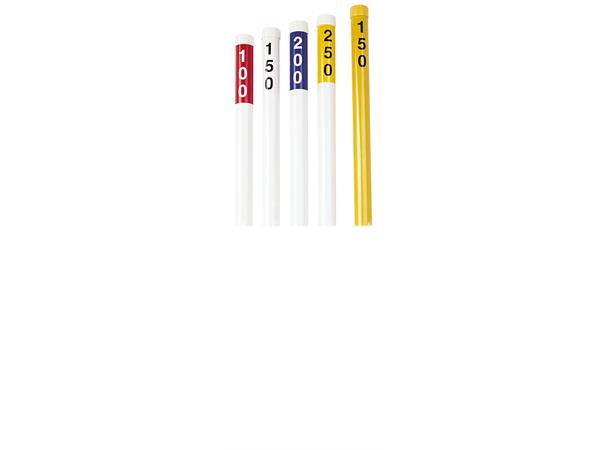 PVC avstandsmarkør, gul/svart 150 yards (SG09350)